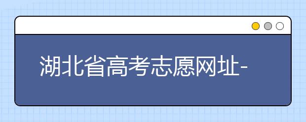 湖北省高考志愿網(wǎng)址-湖北省高考志愿四大填報(bào)技巧！