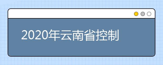 2020年云南省控制分?jǐn)?shù)線:一本文史555分，理工535分