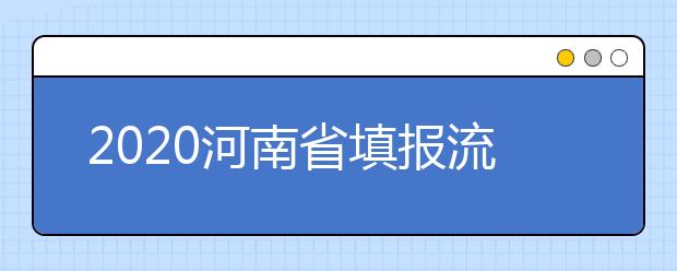 2020河南省填報(bào)流程是什么？河南省高考志愿怎么填？