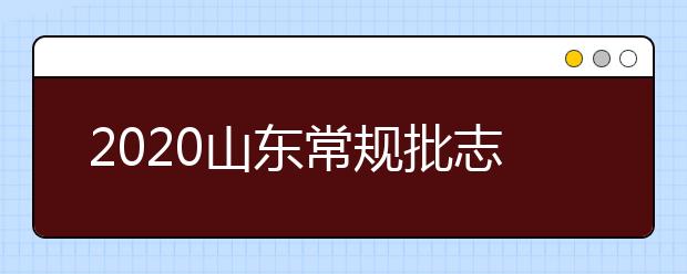 2020山東常規(guī)批志愿填報是什么模式？常規(guī)批志愿填報錄取規(guī)則是什么？