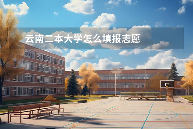 云南二本大學(xué)怎么填報志愿